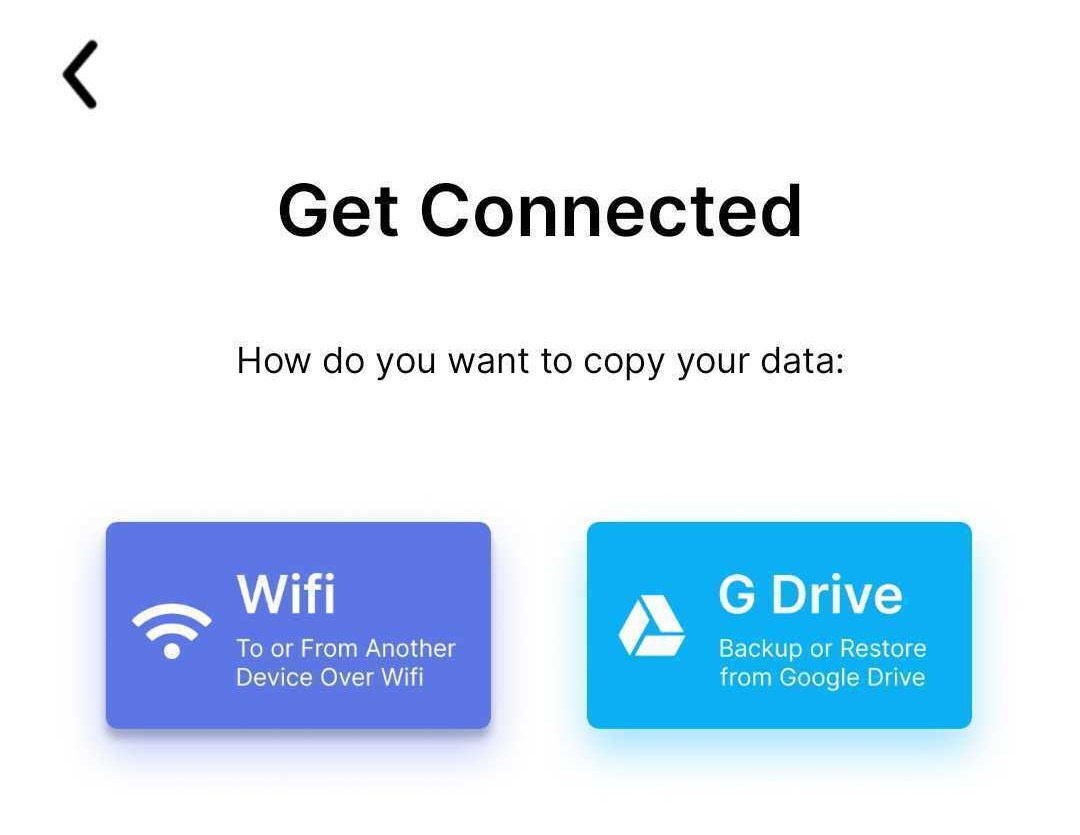 What happens to the data on my old phone when I make a transfer? Copy